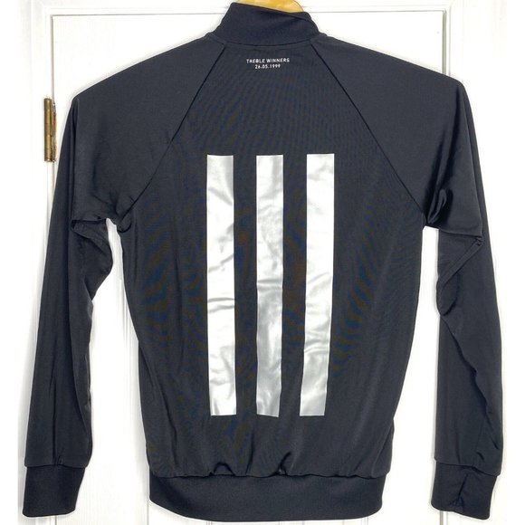 Adidas Mens Manchester United Treble Winners Futbol Soccer Full Zip Track Medium - Picture 8 of 10